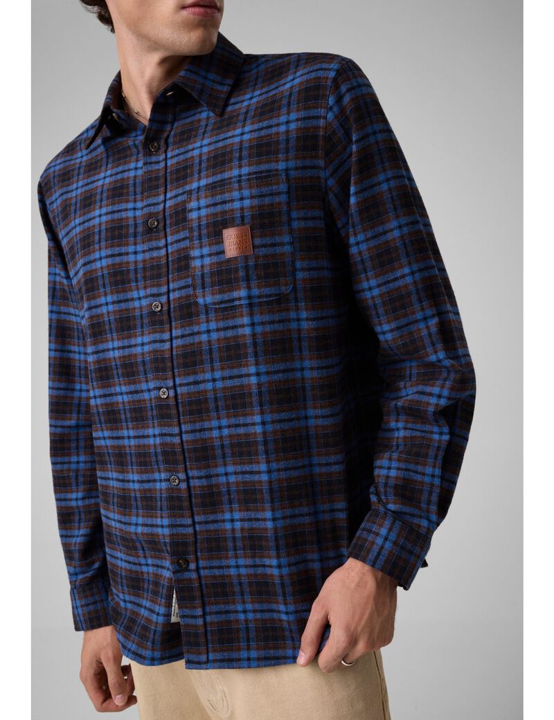 جيس regular fit flannel shirt