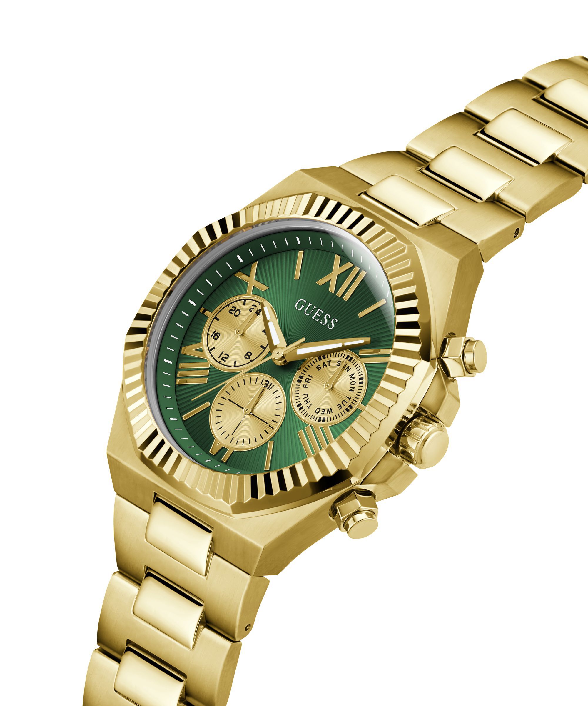 Shop GUESS Online Stainless steel multi function watch