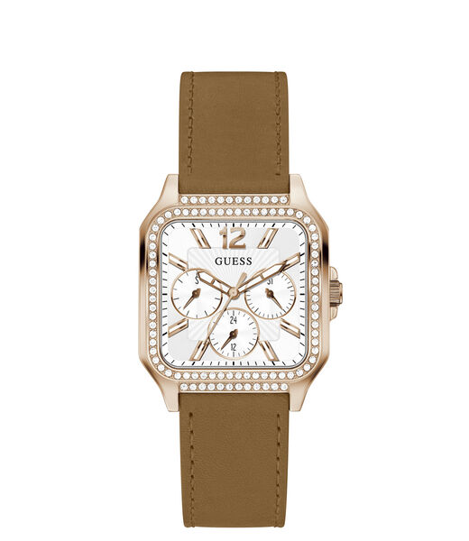 Rose Gold Square Multifunction Watch