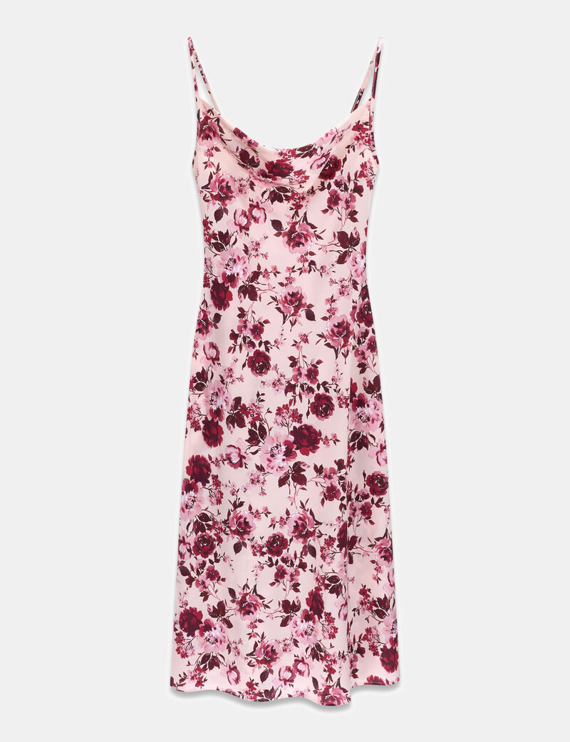 Satin midi dress
