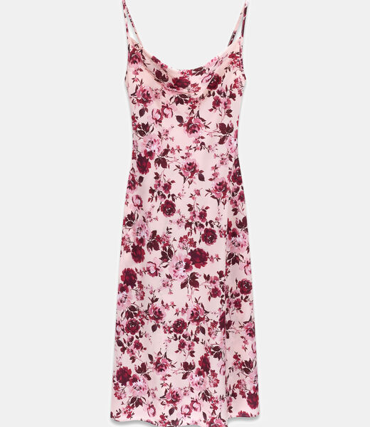 Satin midi dress