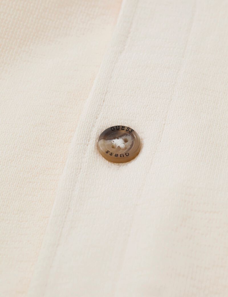 guess knitted bowling shirt