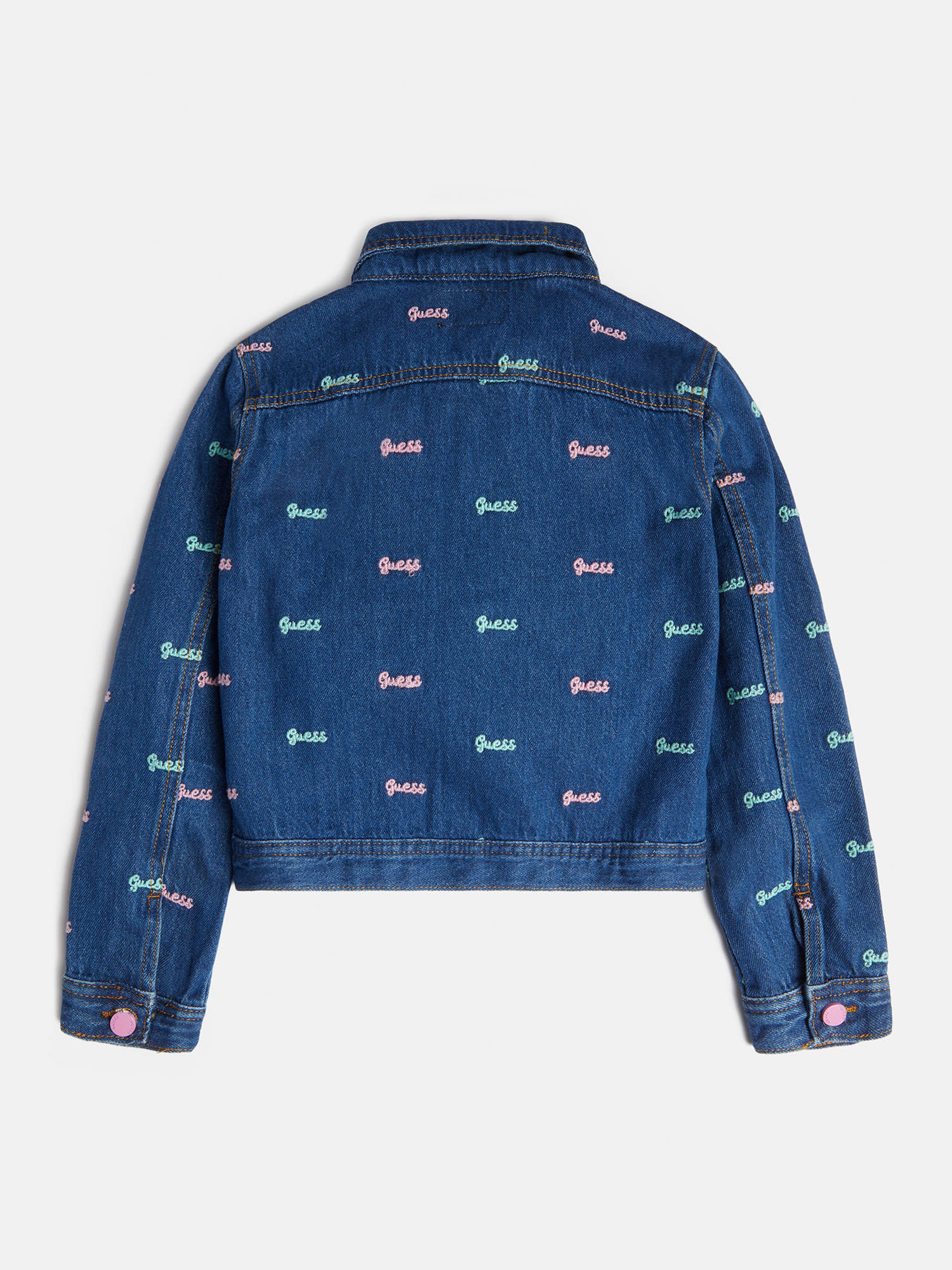 Printed store jeans jacket