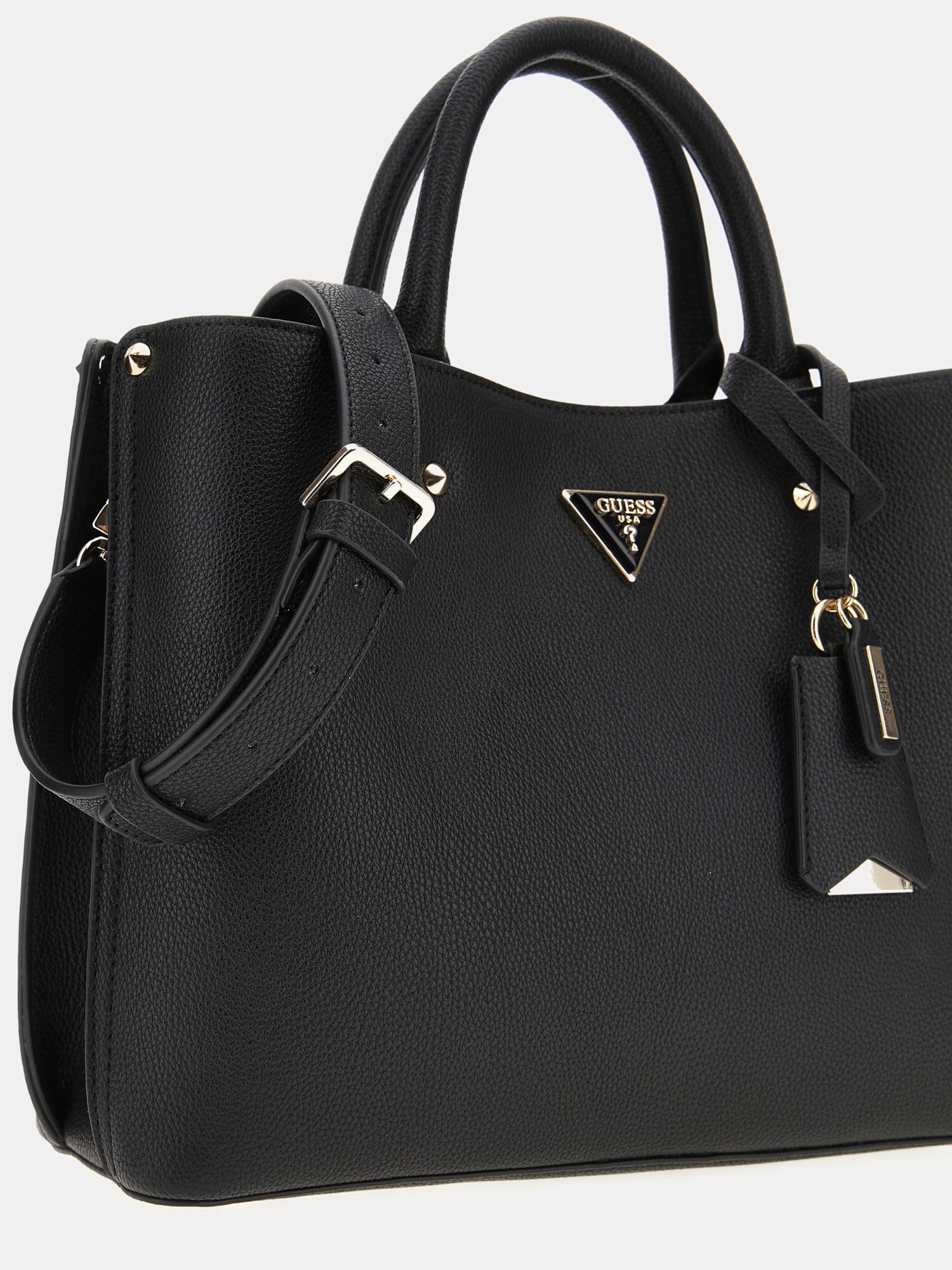 Shop GUESS Online Meridian studded handbag