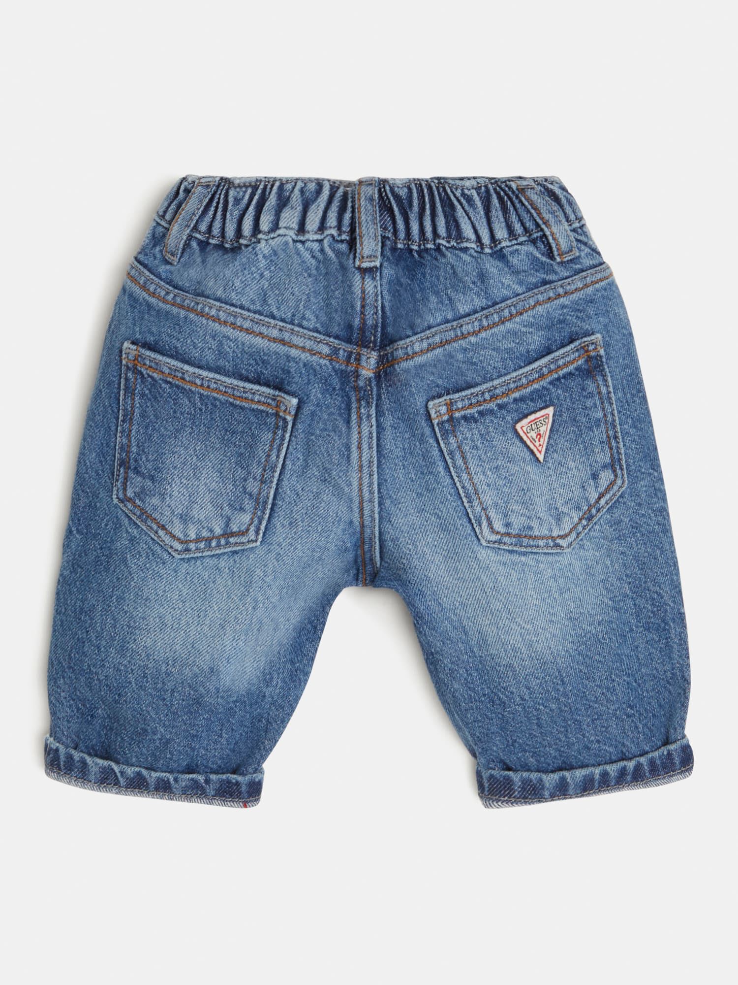Shop GUESS Online Embroidered Denim Pant