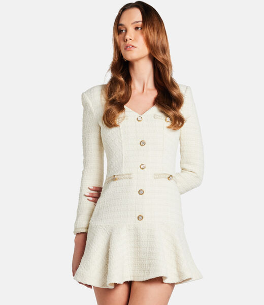 Marciano wool-blend mini dress