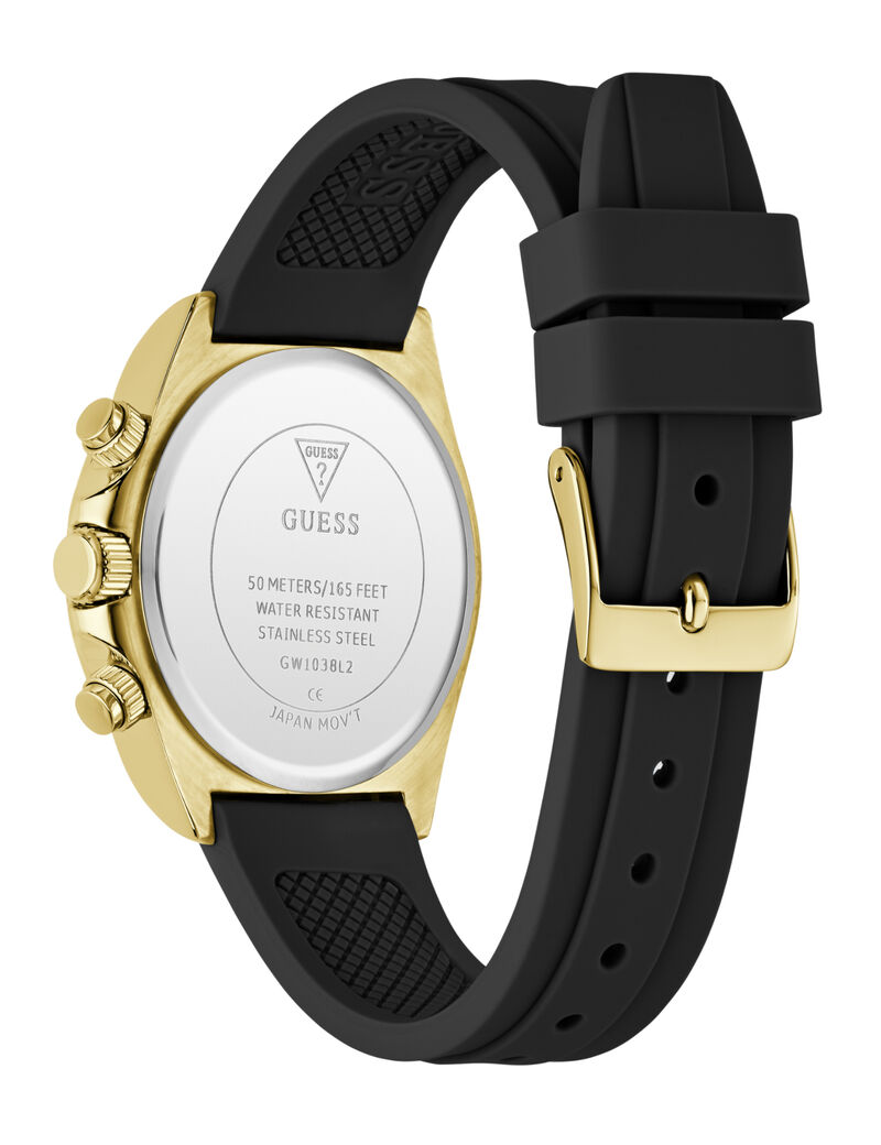 Ladies Black/Gunmetal Round Analog Watch