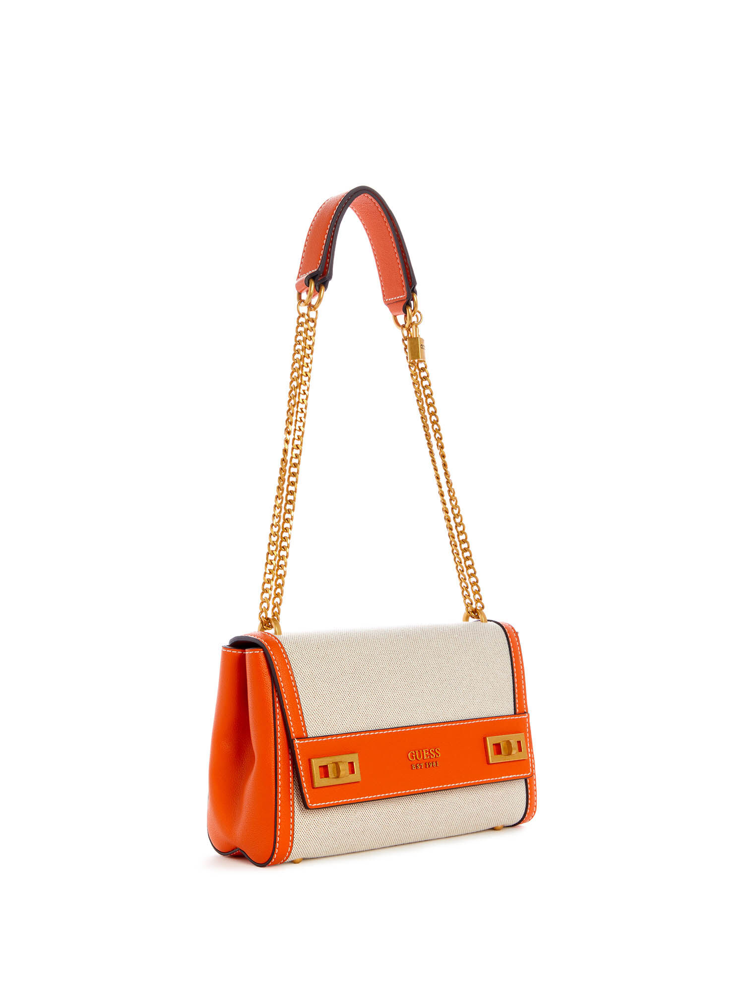 Orange guess top bag