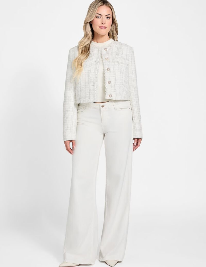 جاكيت قصير من التويد