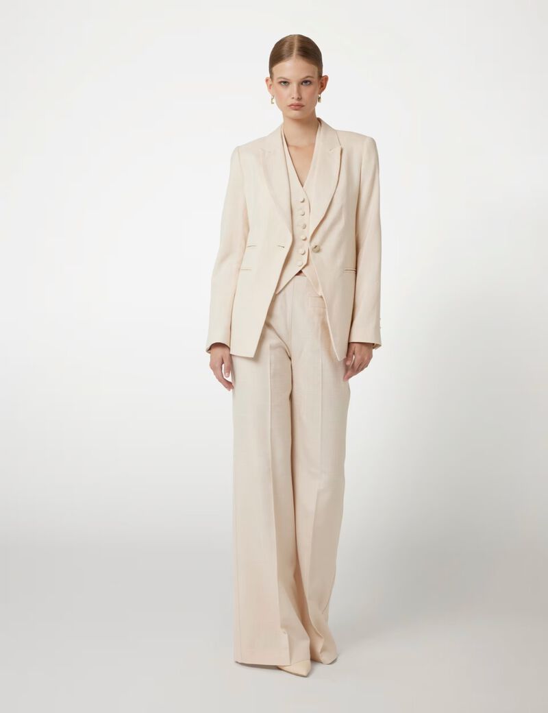 Marciano high rise wide leg pant