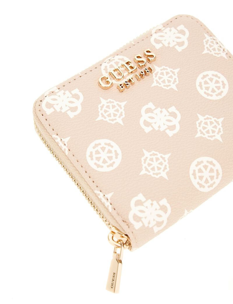 Laurel 4G peony logo mini wallet