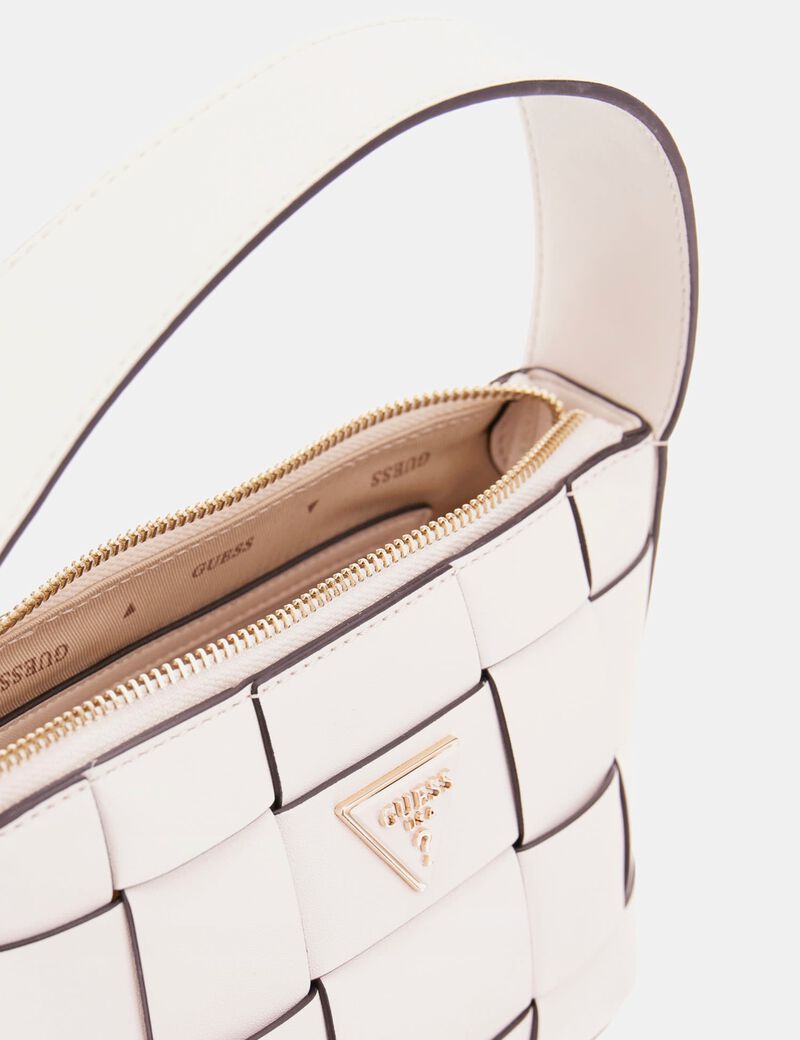 Maylee Woven Mini Hobo Bag