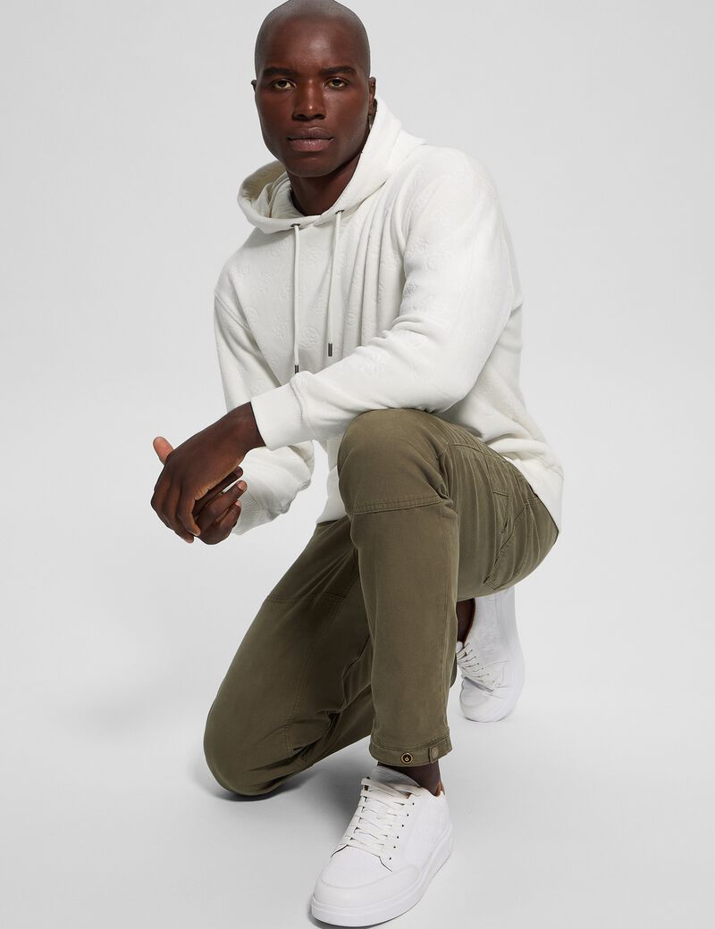 سويت شيرت منقوش بزهرة الفاوانيا