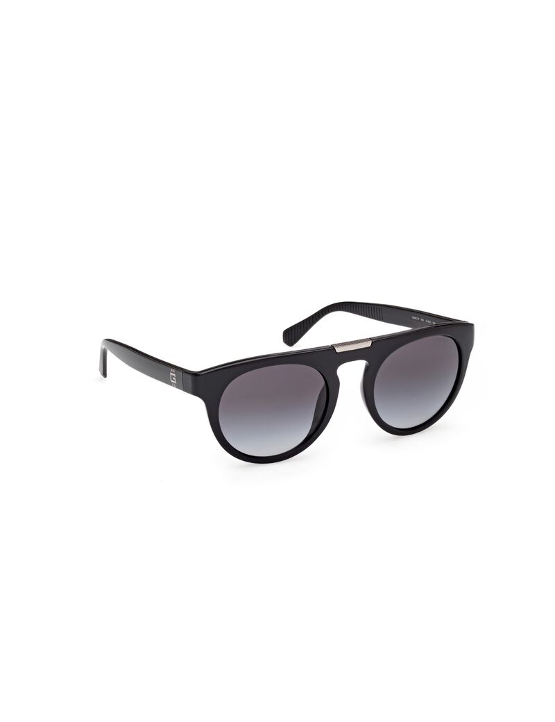 guess round gradient smoke sunglasses