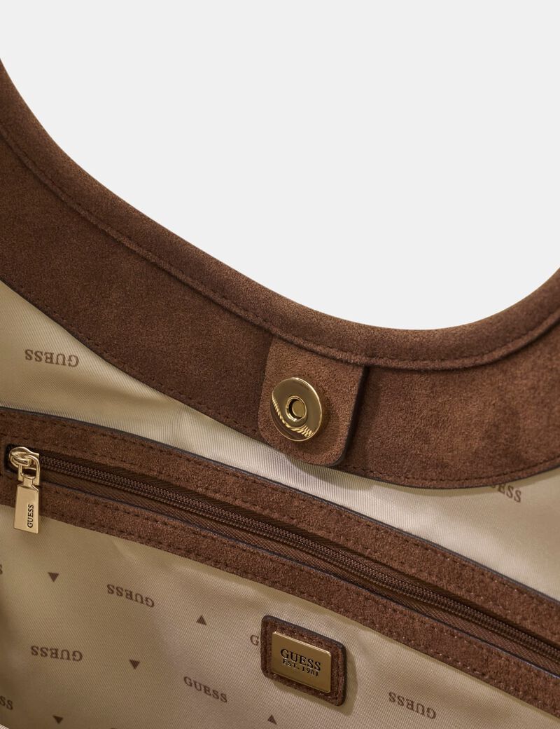 guess samantha logo tote bag