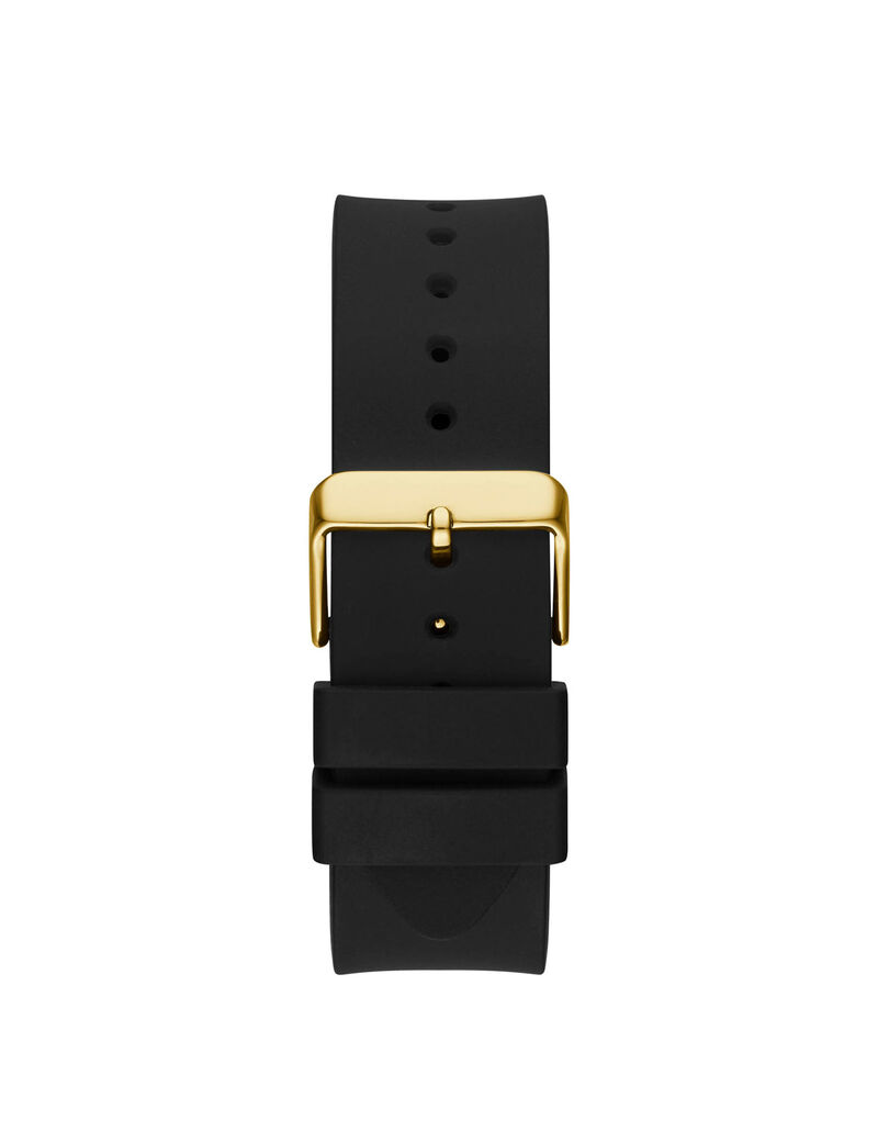 Gold And Black Multifunction Crystal Watch