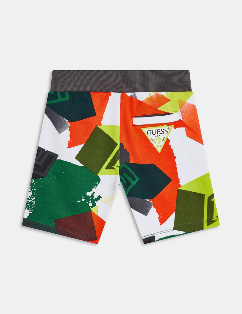 Guess color block shorts deals