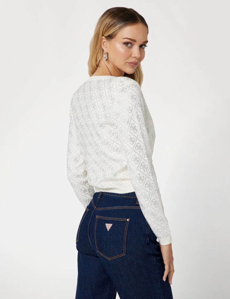 Paige 4g stones cardi sweater