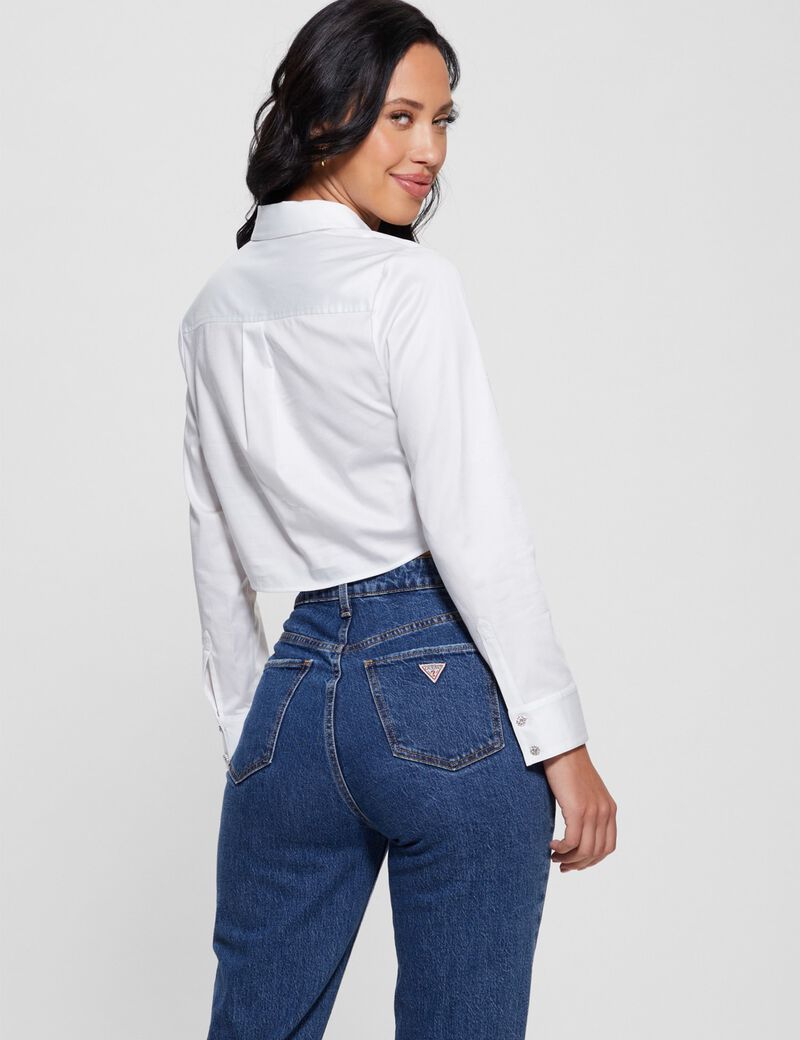 Ls Sami Cropped Button Up