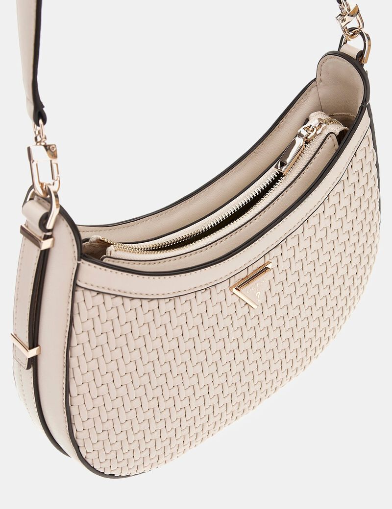 Murielle woven shoulder bag