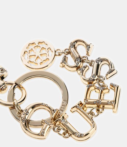 guess logo keychain