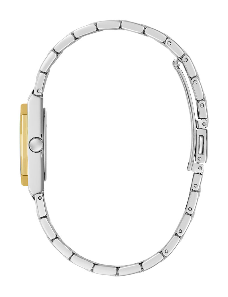 Ladies 2 Tone Round Analog Watch