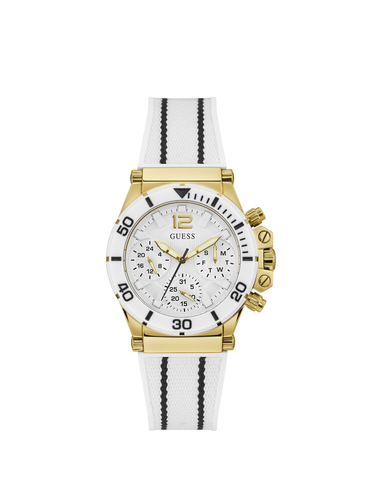 White guess watch top