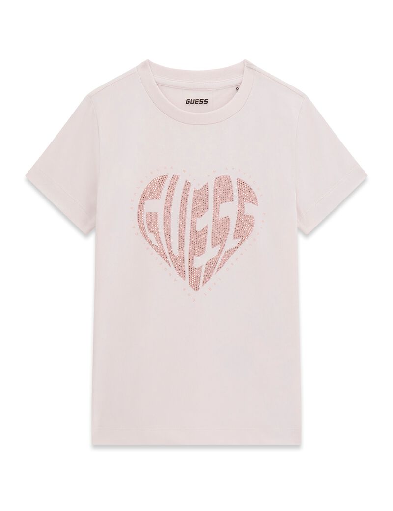 Logo rhinestone t-shirt
