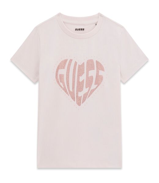 Logo rhinestone t-shirt