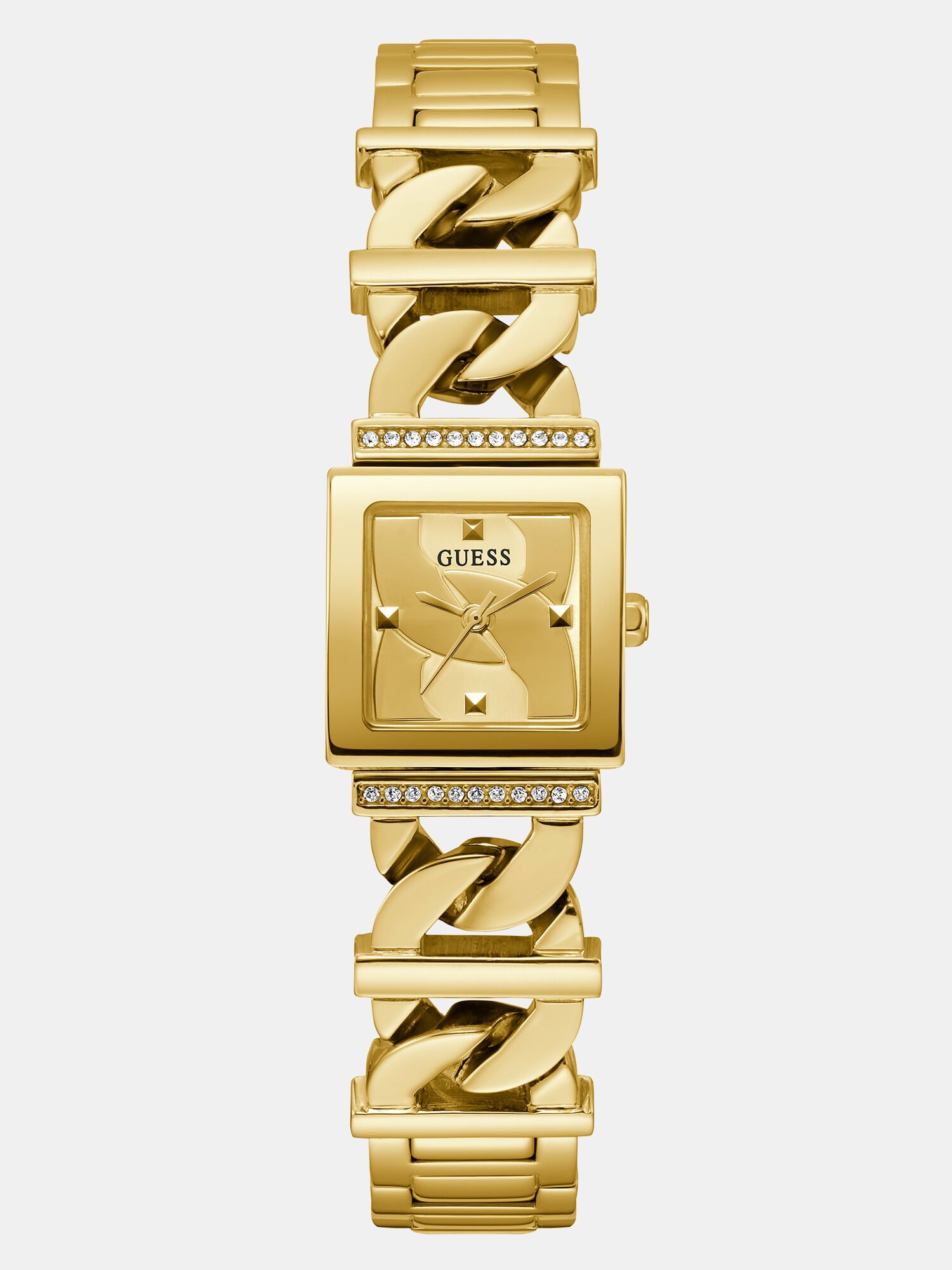 Guess gold chain watch store