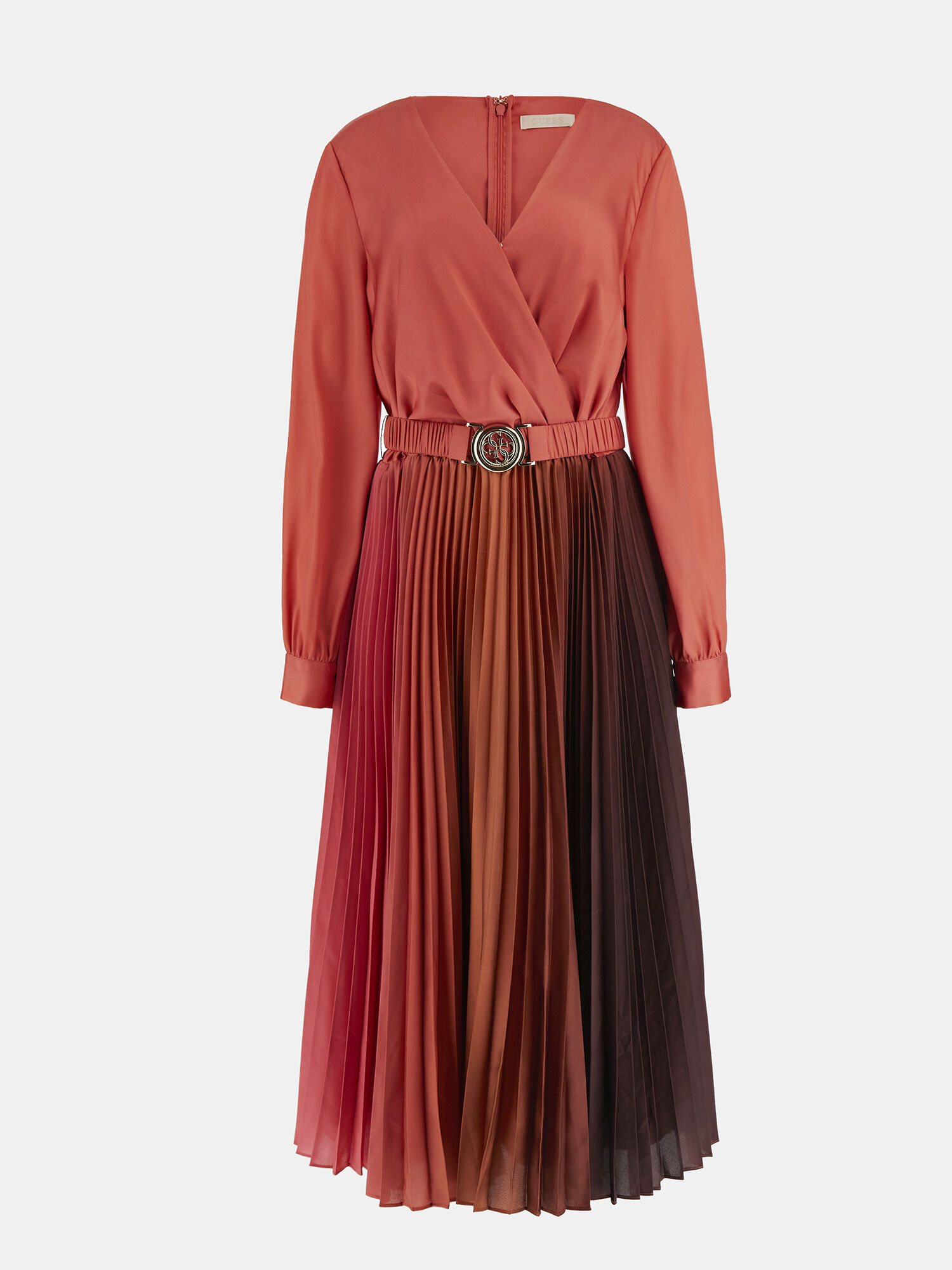 SELINE DRESS CORAL BASE DEGRADE