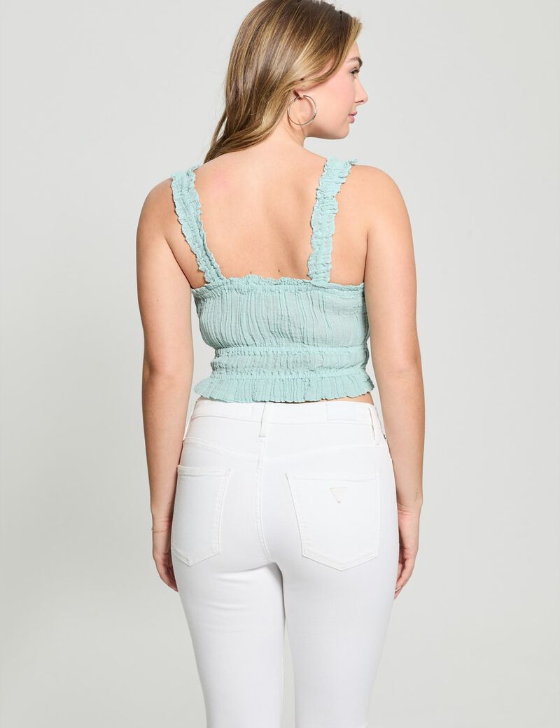 الجزء العلوي من الشاش الدانتيل