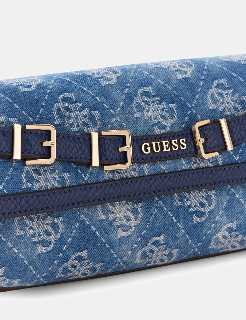 Dovie Denim Shoulder  Bag
