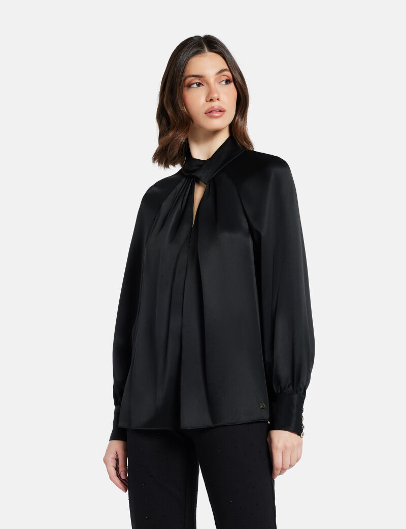 بلوزة ديون طويلة الأكمام مريحة