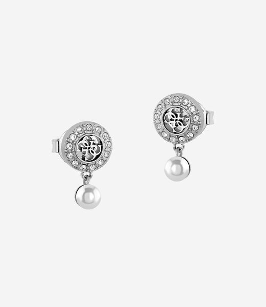 Guess - Orecchini In Ottone Rosa E Oro UBE82083 - Gioielli Eleganti Per Donna