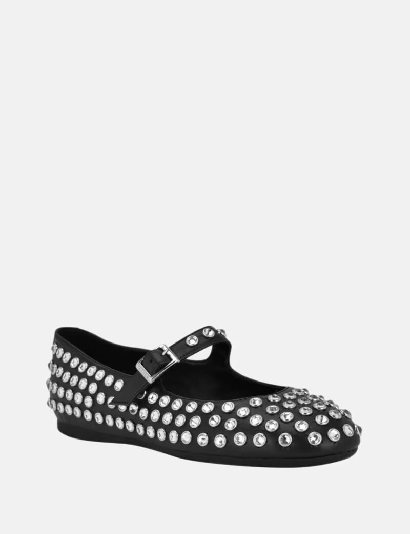 Embellished Mary Jane Ballet Flats