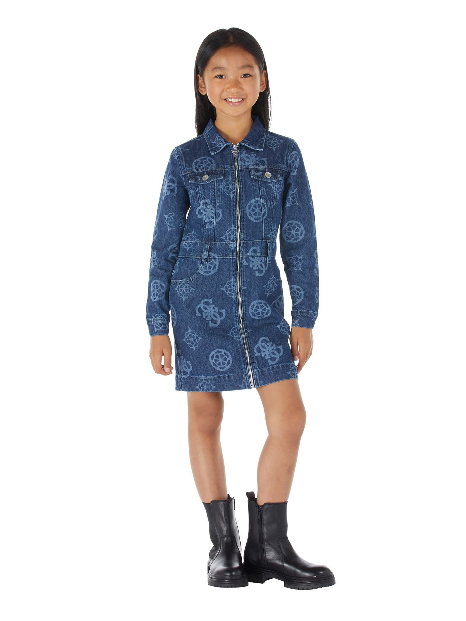Shop GUESS Online All Over Print Dress
