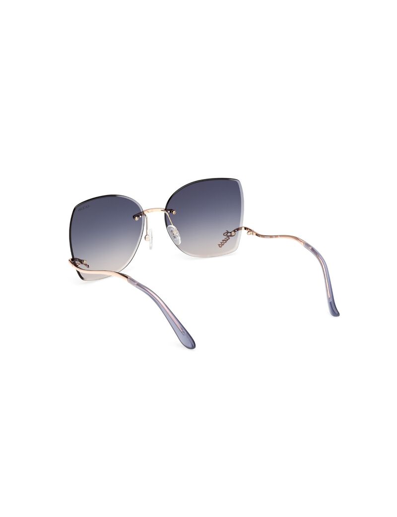 Raelynn Square Rimless Sunglasses