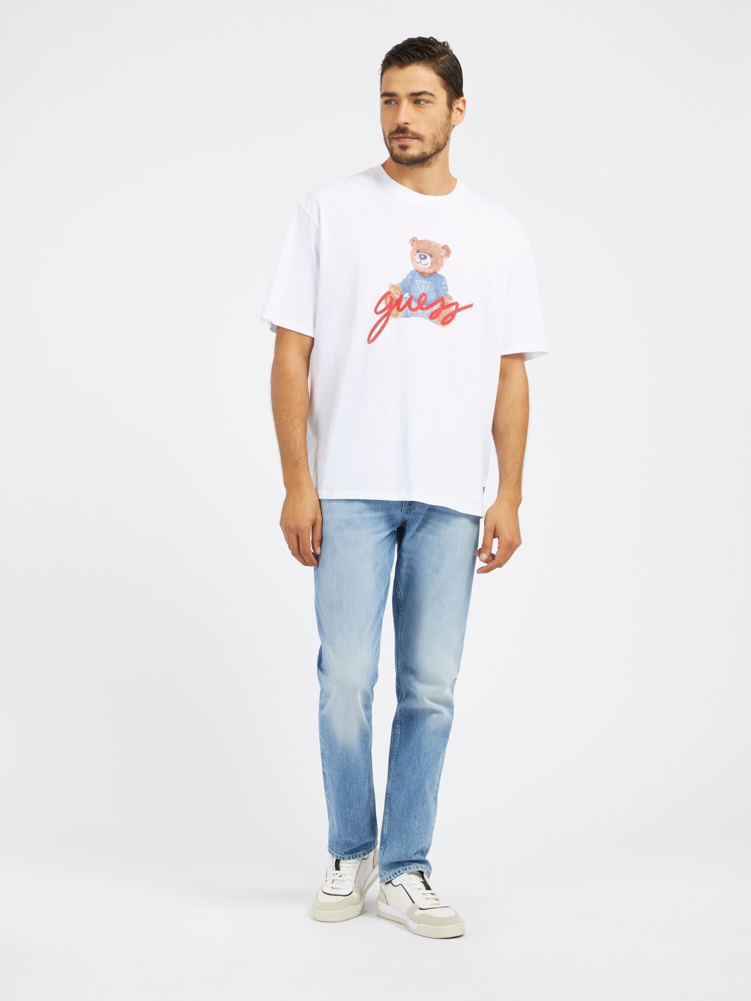 Guess jeans white shop t shirt