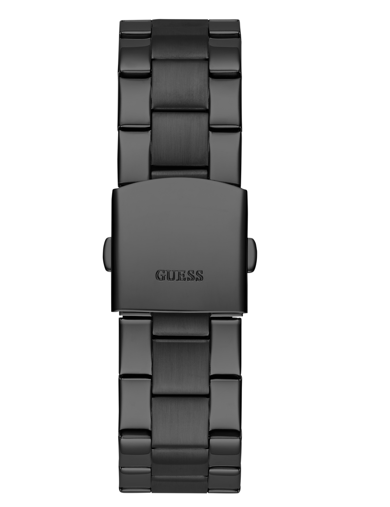 guess mens black analog watch