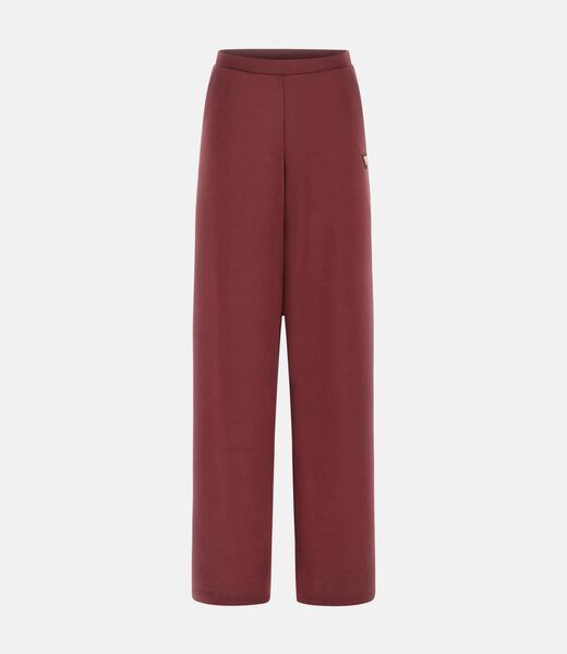 Mid rise wide leg pant