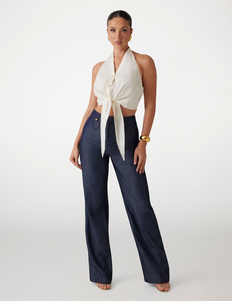 بنطال جينز مارسيانو بقصة واسعة