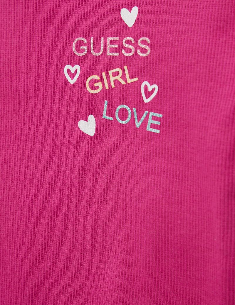 guess set rib ss t shirt   rib short