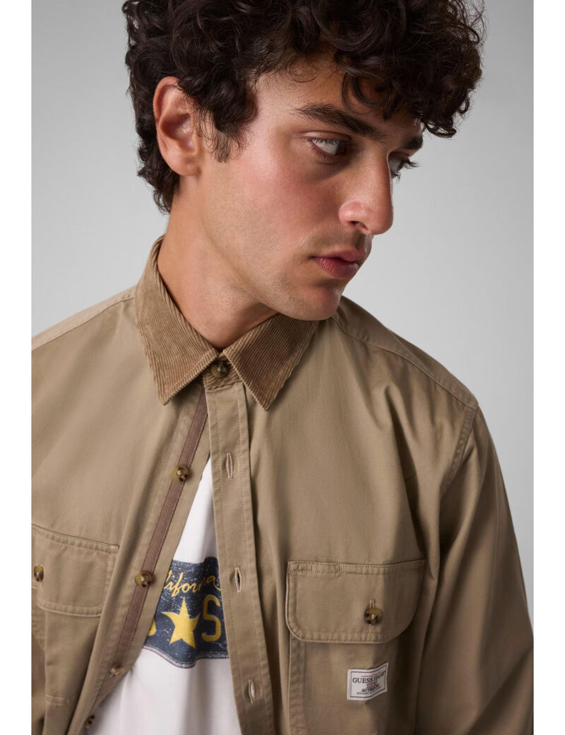 جيس regular fit flannel shirt