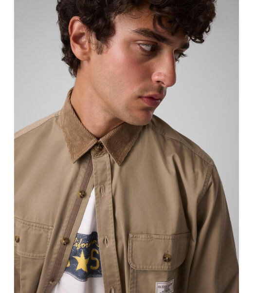 جيس regular fit flannel shirt