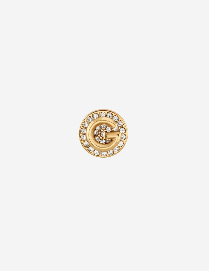 G crystal earrings