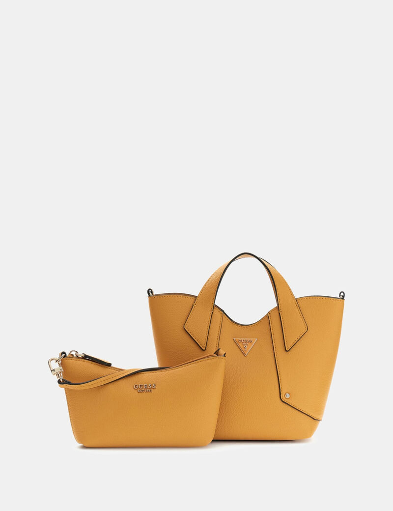 guess darcy logo mini handbag