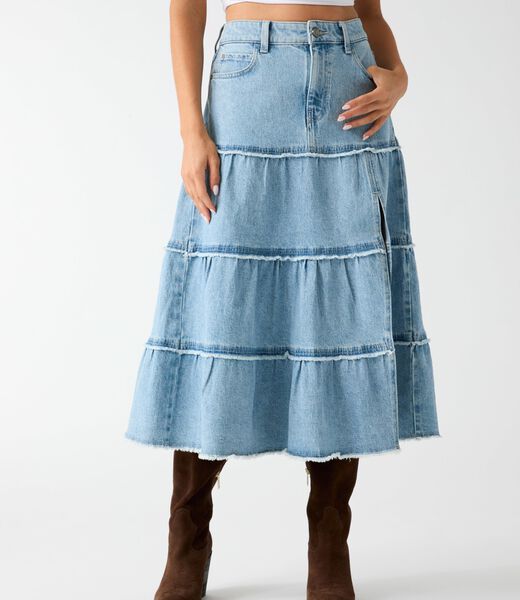 جيس rori denim midi skirt