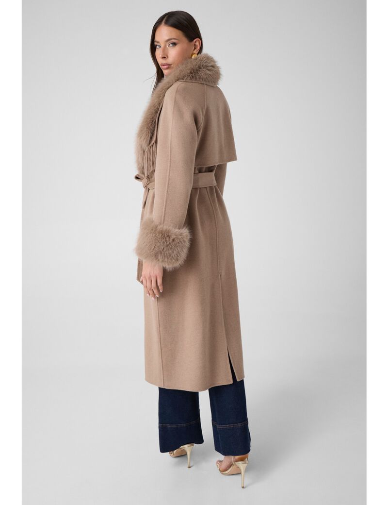 جيس marciano fringed coat