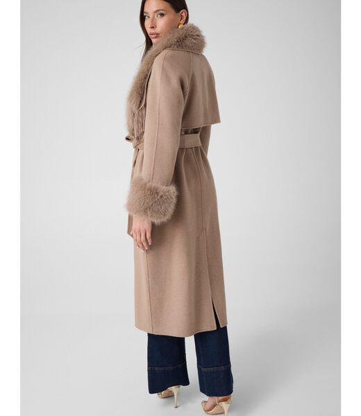 جيس marciano fringed coat